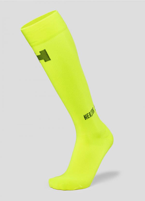 Herzog Pro Sock Kort Been Geel