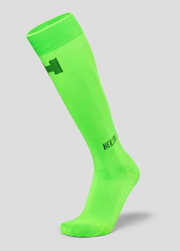 Herzog Pro Sock Lang Been Groen